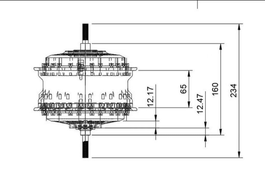 WAVES ESCOOTER MOTOR